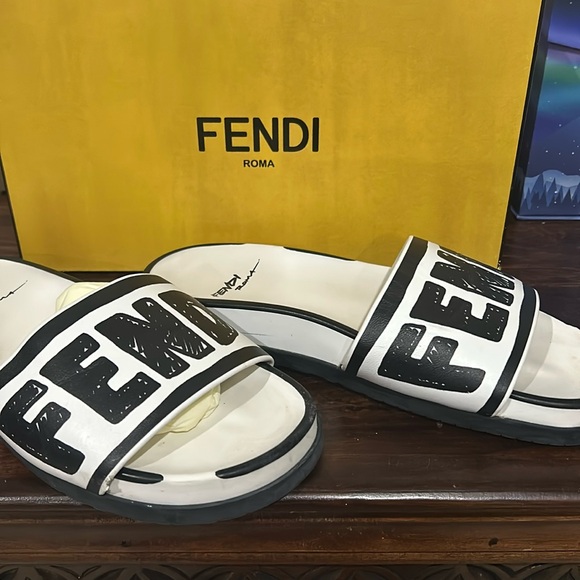 Fendi- woman’s slides size 8.5,All Products : American Fashion Style Bags On Sale